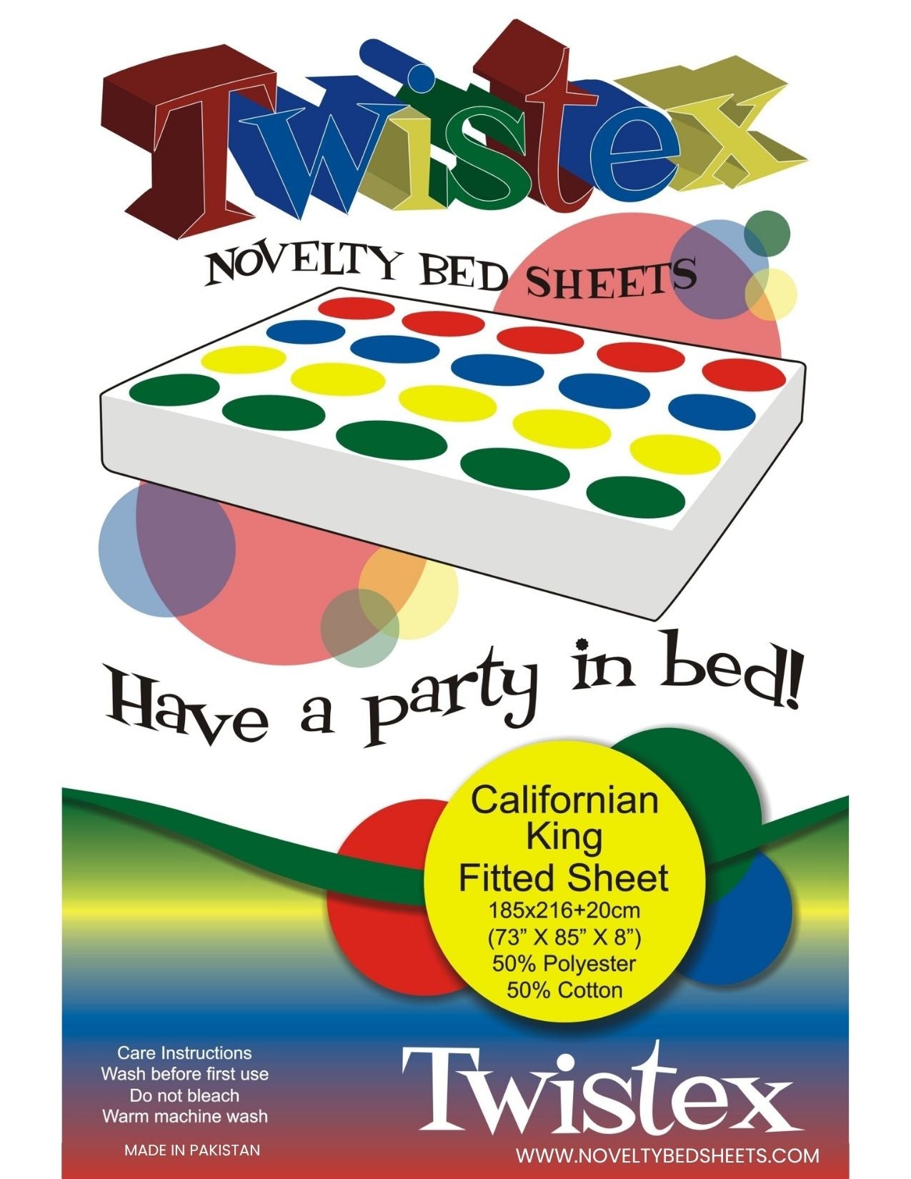 Twister Bed Sheet California King
