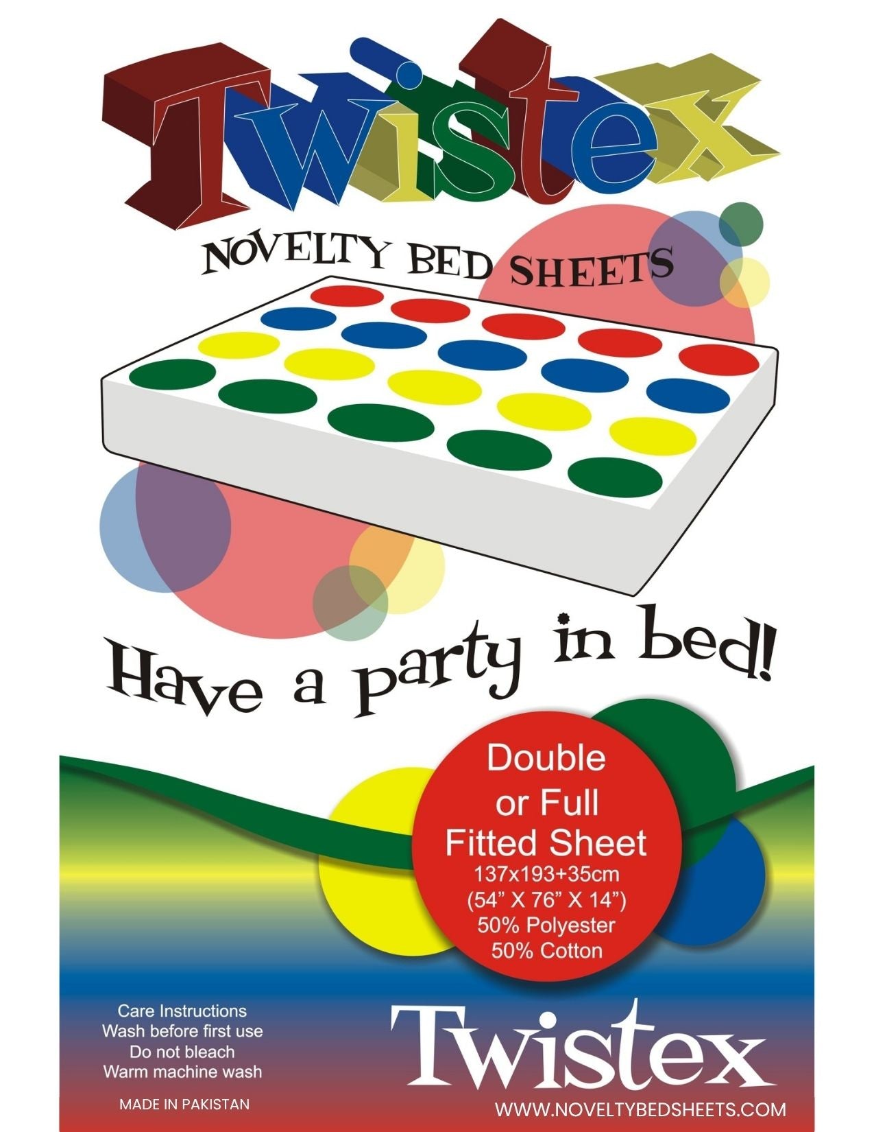 Twister Bed Sheet Double / Full