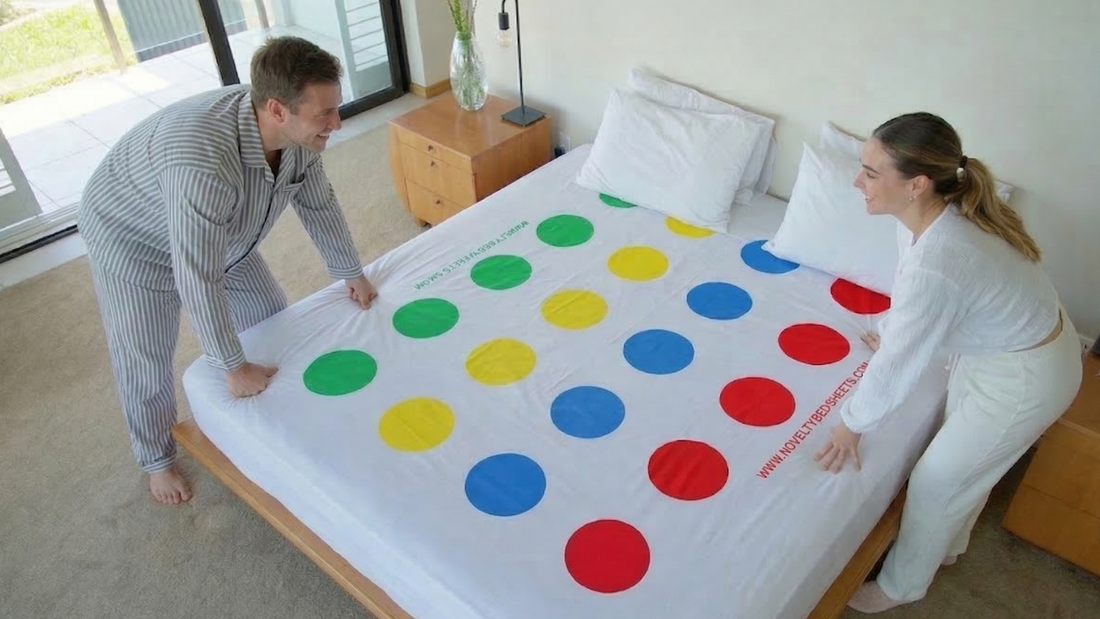 Product video interacting with a Twister Bed Sheet